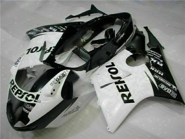 Branco Preto Repsol Carenagem CBR 1100 XX 1996-2007 Branco Preto Repsol Carenagem CBR 1100 XX 1996-2007