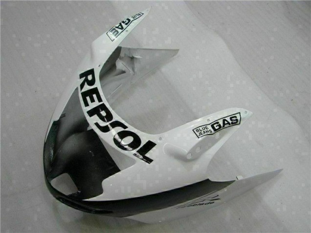 Branco Preto Repsol Carenagem CBR 1100 XX 1996-2007 Branco Preto Repsol Carenagem CBR 1100 XX 1996-2007