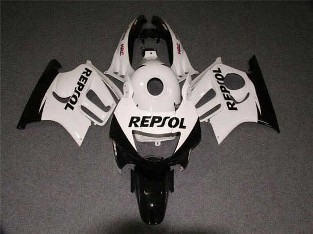 Branco Preto Repsol Carenagem CBR 600 F3 1995-1998
