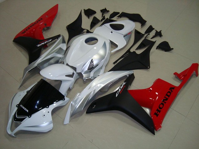 Branco Preto Vermelho Abs Plásticos CBR 600RR 2007-2008 Branco Preto Vermelho Abs Plásticos CBR 600RR 2007-2008
