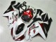Branco Preto Vermelho Carenagem ZX6R 2007-2008 Branco Preto Vermelho Carenagem ZX6R 2007-2008