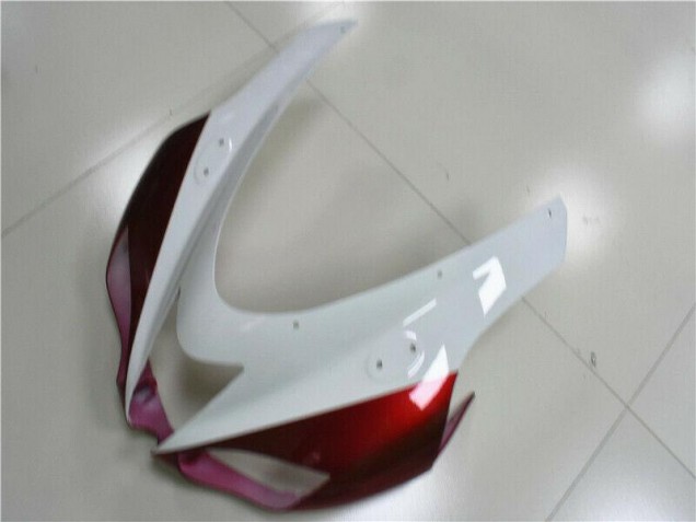 Branco Preto Vermelho Carenagem ZX6R 2007-2008 Branco Preto Vermelho Carenagem ZX6R 2007-2008