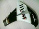 Branco Preto West Carenagem CBR 1000RR 2008-2011 Branco Preto West Carenagem CBR 1000RR 2008-2011