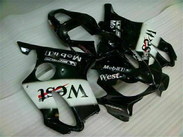 Branco Preto West Carenagem CBR 600 F4i 2001-2003 Branco Preto West Carenagem CBR 600 F4i 2001-2003