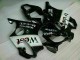 Branco Preto West Carenagem CBR 600 F4i 2001-2003 Branco Preto West Carenagem CBR 600 F4i 2001-2003