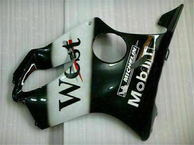 Branco Preto West Carenagem CBR 600 F4i 2001-2003 Branco Preto West Carenagem CBR 600 F4i 2001-2003