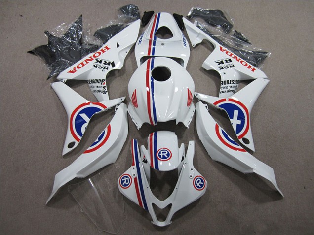Branco R Carenagem CBR 600RR 2007-2008 Branco R Carenagem CBR 600RR 2007-2008