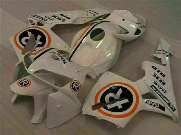 Branco Repsol Kit Completo Carenagem CBR 600RR 2005-2006 Branco Repsol Kit Completo Carenagem CBR 600RR 2005-2006
