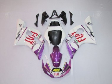 Branco Roxo Fiat 46 Carenagem R6 1998-2002