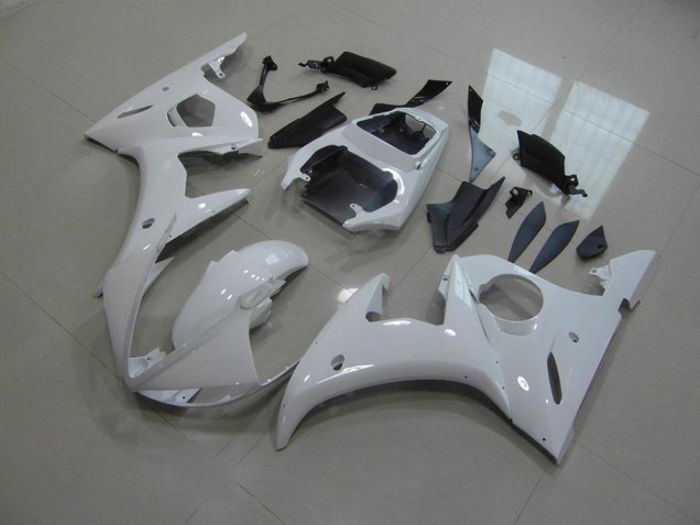 Branco Sem Decalques Carenagem R6 2003-2005 Branco Sem Decalques Carenagem R6 2003-2005