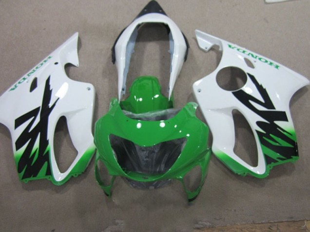 Branco Verde Carenagem CBR 600 F4 1999-2000 Branco Verde Carenagem CBR 600 F4 1999-2000