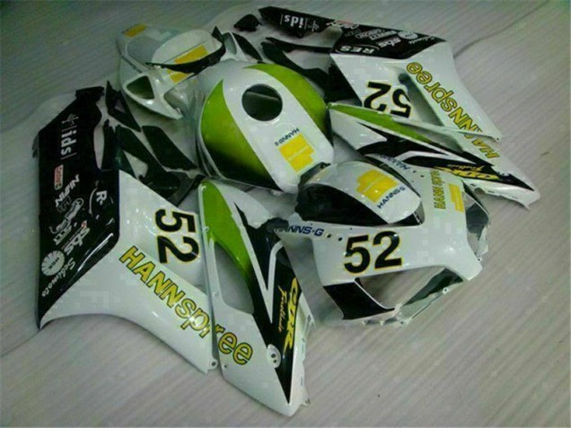 Branco Verde Hannspree 52 Carenagem & Plástico CBR 1000RR 2004-2005 Branco Verde Hannspree 52 Carenagem & Plástico CBR 1000RR 2004-2005