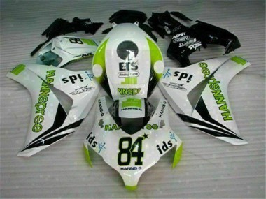 Branco Verde Hannspree 84 Carenagem CBR 1000RR 2008-2011