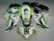 Branco Verde Hannspree 84 Carenagem CBR 1000RR 2008-2011 Branco Verde Hannspree 84 Carenagem CBR 1000RR 2008-2011