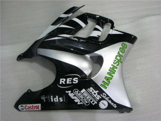 Branco Verde Hannspree Carenagem CBR 600 F3 1995-1998 Branco Verde Hannspree Carenagem CBR 600 F3 1995-1998