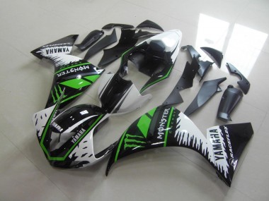 Branco Verde Monster Carenagem R1 2009-2011