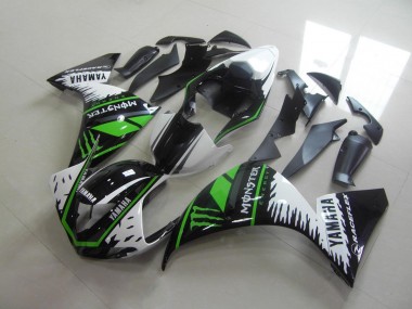 Branco Verde Monster Carenagem R1 2012-2014