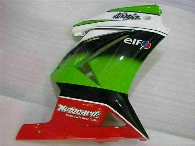 Branco Verde Preto Ninja Carenagem EX250 2008-2012