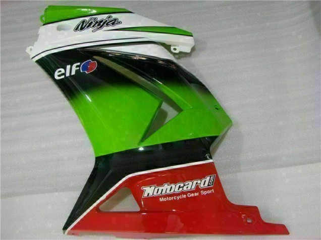Branco Verde Preto Ninja Carenagem EX250 2008-2012