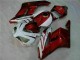 Branco Vermelho Abs Plástico CBR 1000RR 2004-2005 Branco Vermelho Abs Plástico CBR 1000RR 2004-2005