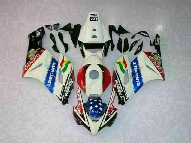 Branco Vermelho Abs Plásticos CBR 1000RR 2004-2005
