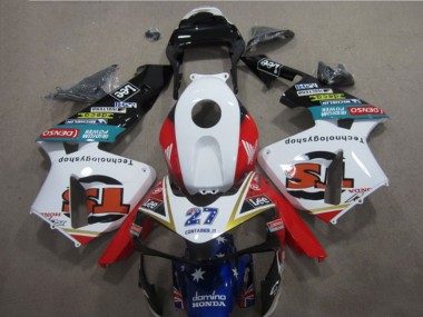 Branco Vermelho Azul 27 Carenagem CBR 600RR 2003-2004