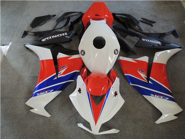 Branco Vermelho Azul Fireblade Carenagem CBR 1000RR 2012-2016 Branco Vermelho Azul Fireblade Carenagem CBR 1000RR 2012-2016