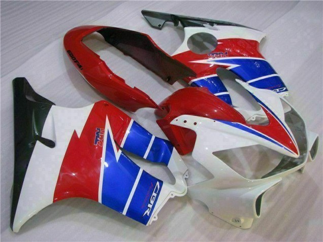 Branco Vermelho Carenagem CBR 600 F4i 2004-2007 Branco Vermelho Carenagem CBR 600 F4i 2004-2007