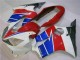 Branco Vermelho Carenagem CBR 600 F4i 2004-2007 Branco Vermelho Carenagem CBR 600 F4i 2004-2007
