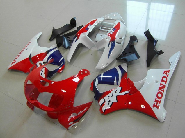 Branco Vermelho Carenagem CBR 900RR 893 1996-1997 Branco Vermelho Carenagem CBR 900RR 893 1996-1997
