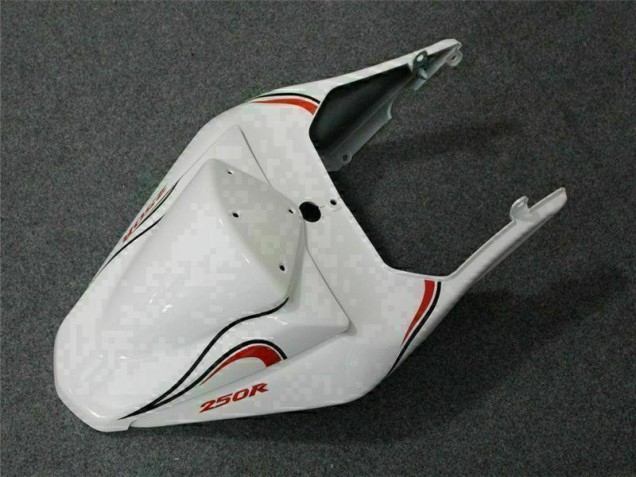 Branco Vermelho Carenagem EX250 2008-2012 Branco Vermelho Carenagem EX250 2008-2012