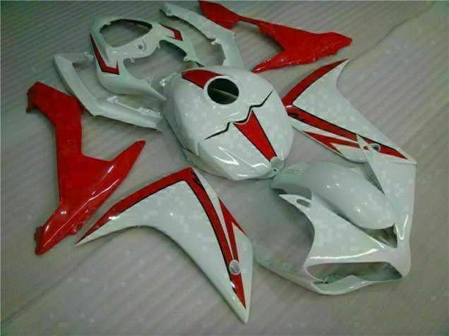 Branco Vermelho Carenagem R1 2007-2008 Branco Vermelho Carenagem R1 2007-2008