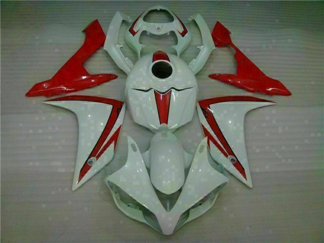 Branco Vermelho Carenagem R1 2007-2008 Branco Vermelho Carenagem R1 2007-2008