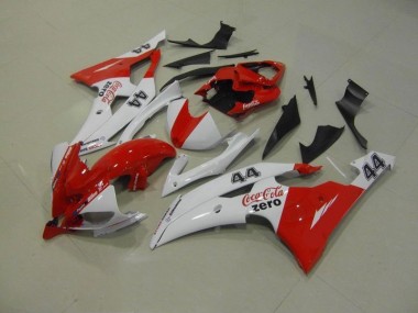 Branco Vermelho Coca Cola Zero 44 Carenagem R6 2008-2016