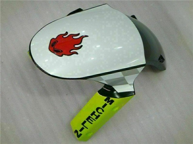 Branco Vermelho H. Energy Carenagem ZX6R 2009-2012 Branco Vermelho H. Energy Carenagem ZX6R 2009-2012