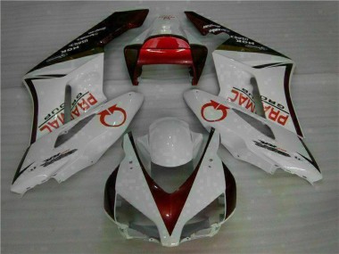 Branco Vermelho Kit Carenagem CBR 1000RR 2004-2005