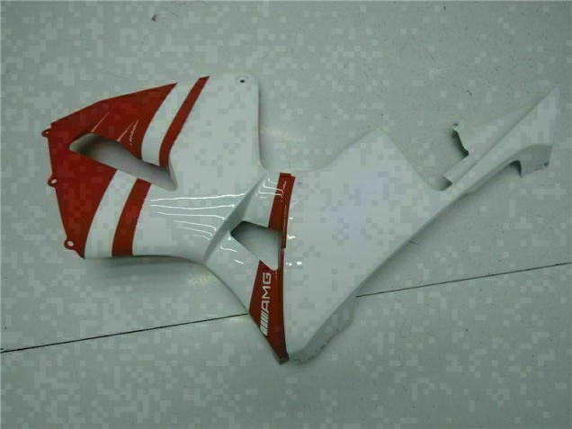 Branco Vermelho Kit Carenagem CBR 600RR 2005-2006 Branco Vermelho Kit Carenagem CBR 600RR 2005-2006
