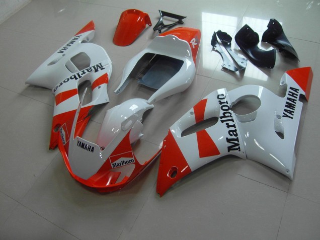 Branco Vermelho Marlboro Carenagem R6 1998-2002 Branco Vermelho Marlboro Carenagem R6 1998-2002