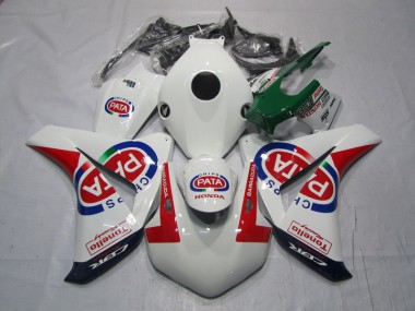 Branco Vermelho PATA Carenagem CBR 1000RR 2008-2011