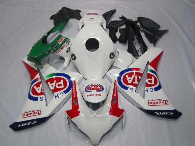 Branco Vermelho PATA Injeção Kit Carenagem CBR 1000RR 2008-2011 Branco Vermelho PATA Injeção Kit Carenagem CBR 1000RR 2008-2011