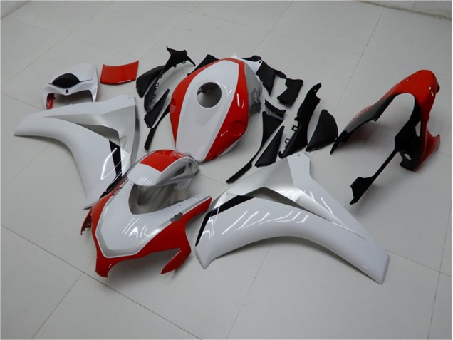 Branco Vermelho Plástico CBR 1000RR 2008-2011 Branco Vermelho Plástico CBR 1000RR 2008-2011