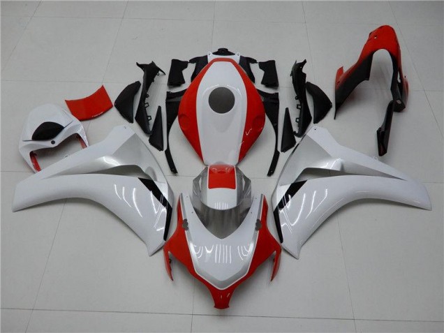 Branco Vermelho Plástico CBR 1000RR 2008-2011 Branco Vermelho Plástico CBR 1000RR 2008-2011