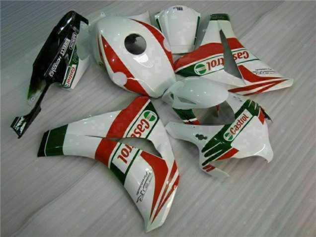 Branco Vermelho Plásticos CBR 1000RR 2008-2011 Branco Vermelho Plásticos CBR 1000RR 2008-2011