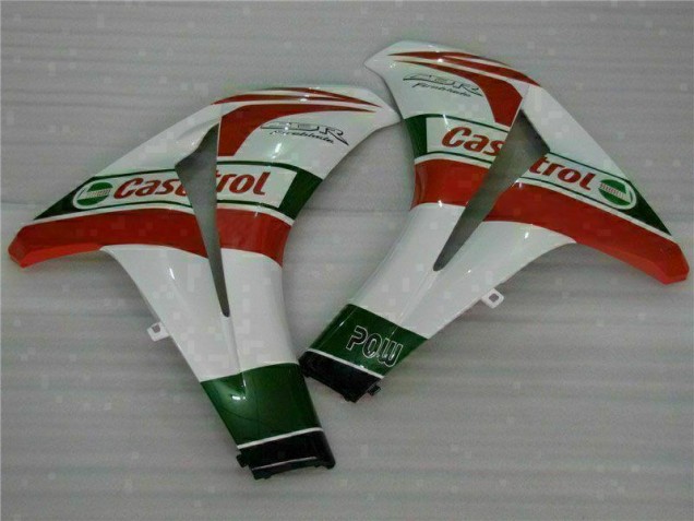 Branco Vermelho Plásticos CBR 1000RR 2008-2011 Branco Vermelho Plásticos CBR 1000RR 2008-2011