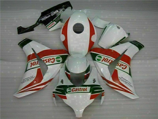 Branco Vermelho Plásticos CBR 1000RR 2008-2011 Branco Vermelho Plásticos CBR 1000RR 2008-2011