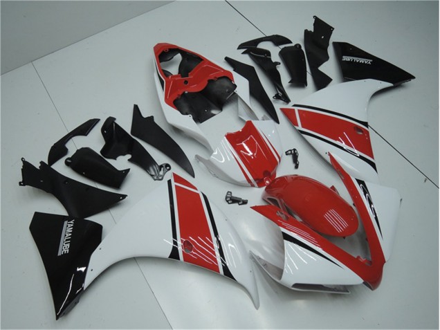 Branco Vermelho Preto Carenagem R1 2012-2014 Branco Vermelho Preto Carenagem R1 2012-2014