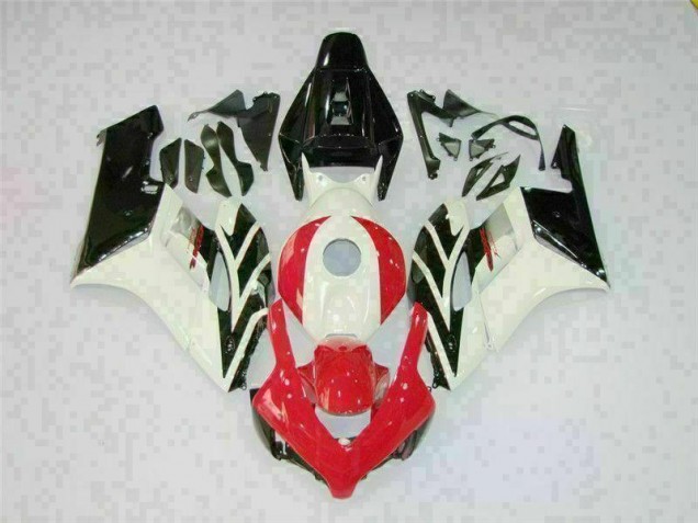 Branco Vermelho Preto Kit Completo Carenagem CBR 1000RR 2004-2005 Branco Vermelho Preto Kit Completo Carenagem CBR 1000RR 2004-2005
