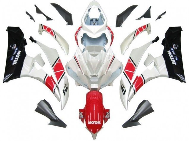 Branco Vermelho Preto Kits Carenagem R6 2006-2007