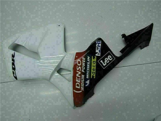 Branco Vermelho Preto Lee Carenagem CBR 600RR 2005-2006 Branco Vermelho Preto Lee Carenagem CBR 600RR 2005-2006