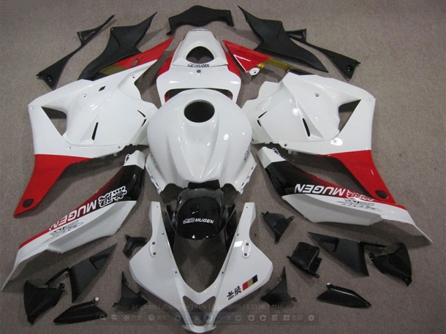 Branco Vermelho Preto Mugen Carenagem CBR 600RR 2009-2012 Branco Vermelho Preto Mugen Carenagem CBR 600RR 2009-2012